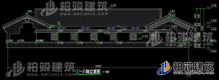 正立面圖